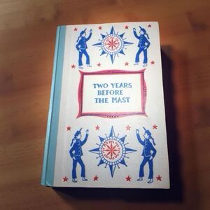 Vintage 1959 Two Years Before The Mast Junior Deluxe Editions Hard Cover Book